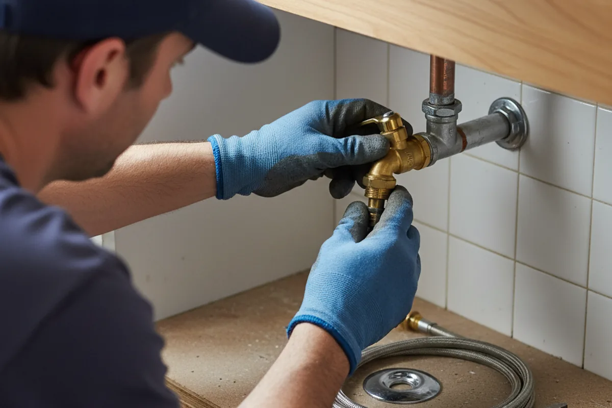 Shutoff valve and fitting work during Emergency Plumbing in Cripple Creek
